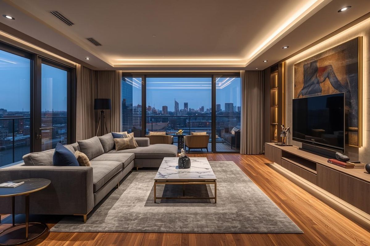 Modern Manchester townhouse interior design by Modern Minimalist Muse