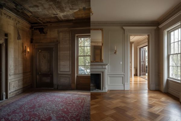 Property renovation and remodelling in Manchester showcasing interior design transformation