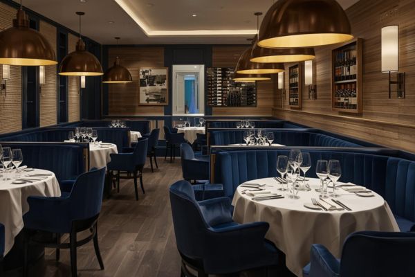 Fine dining restaurant interior design Manchester